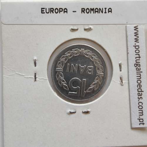 Roménia 15 Bani 1975 Alumínio, World Coins Romania KM 93, coin of 15 bani 1975 Aluminium