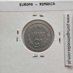 Roménia 15 Bani 1975 Alumínio, World Coins Romania KM 93, coin of 15 bani 1975 Aluminium