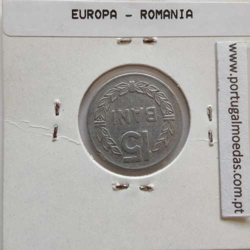 Roménia 15 Bani 1975 Alumínio, World Coins Romania KM 93, coin of 15 bani 1975 Aluminium