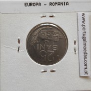 Roménia 25 Bani 1966 Aço-níquel, World Coins Romania KM 94, coin of 25 bani 1966 Nickel clad steel
