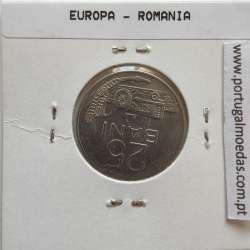 Roménia 25 Bani 1966 Aço-níquel, World Coins Romania KM 94, coin of 25 bani 1966 Nickel clad steel