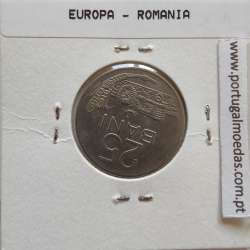 Roménia 25 Bani 1966 Aço-níquel, World Coins Romania KM 94, coin of 25 bani 1966 Nickel clad steel