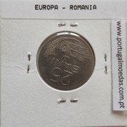 Roménia 25 Bani 1966 Aço-níquel, World Coins Romania KM 94, coin of 25 bani 1966 Nickel clad steel