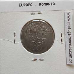 Roménia 25 Bani 1966 Aço-níquel, World Coins Romania KM 94, coin of 25 bani 1966 Nickel clad steel