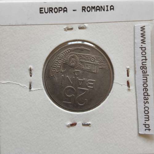 Roménia 25 Bani 1966 Aço-níquel, World Coins Romania KM 94, coin of 25 bani 1966 Nickel clad steel