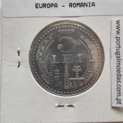 Roménia 5 Lei 1978 Alumínio, World Coins Romania KM 97, coin of 5 lei 1978 Aluminium