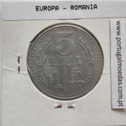Roménia 5 Lei 1978 Alumínio, World Coins Romania KM 97, coin of 5 lei 1978 Aluminium