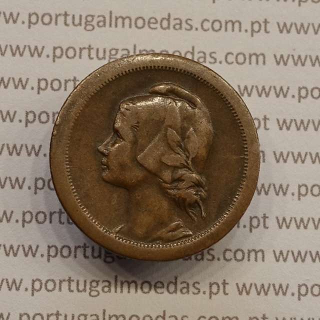 MOEDA DE DEZ CENTAVOS (10 CENTAVOS) BRONZE 1926 MBC