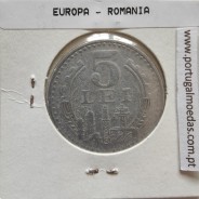 Roménia 5 Lei 1978 Alumínio, World Coins Romania KM 97, coin of 5 lei 1978 Aluminium