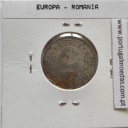 Roménia 5 Lei 1992 Aço-níquel, World Coins Romania KM 114, coin of 5 lei 1992 Nickel plated steel
