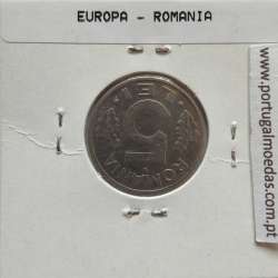 Roménia 5 Lei 1993 Aço-níquel, World Coins Romania KM 114, coin of 5 lei 1993 Nickel plated steel