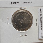 Roménia 10 Lei 1990 Aço-níquel, World Coins Romania KM 108, coin of 10 lei 1990 Nickel clad steel