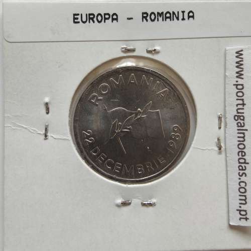Roménia 10 Lei 1992 Aço-níquel, World Coins Romania KM 108, coin of 10 lei 1992 Nickel clad steel