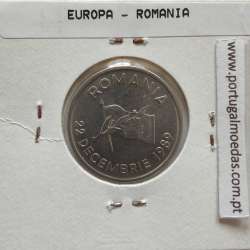 Roménia 10 Lei 1992 Aço-níquel, World Coins Romania KM 108, coin of 10 lei 1992 Nickel clad steel