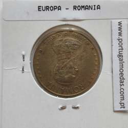 Roménia 50 Lei 1994 Aço-latão, World Coins Romania KM 110, coin of 50 lei 1994 Brass plated steel