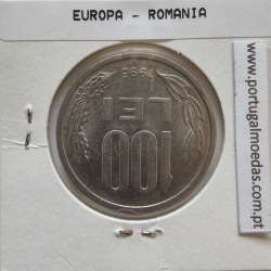 Roménia 100 Lei 1993 Aço- Níquel, World Coins Romania KM 111, coin of 100 lei 1993 Nickel plated steel