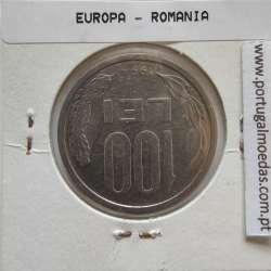 Roménia 100 Lei 1994 Aço- Níquel, World Coins Romania KM 111, coin of 100 lei 1994 Nickel plated steel