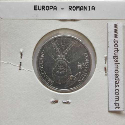 Roménia 1000 Lei 2001 Alumínio, World Coins Romania KM 153, coin of 1000 lei 2001 Aluminium