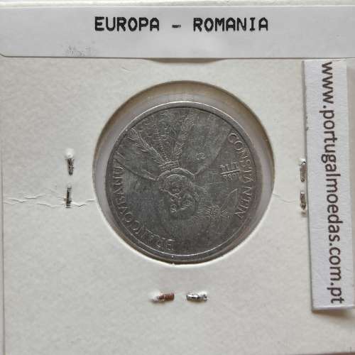 Roménia 1000 Lei 2001 Alumínio, World Coins Romania KM 153, coin of 1000 lei 2001 Aluminium