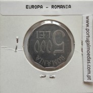Roménia 5000 Lei 2002 Alumínio, World Coins Romania KM 158, coin of 5000 lei 2002 Aluminium