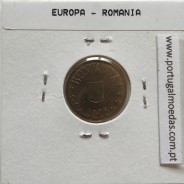 Roménia 1 Ban 2005 Aço-latão, World Coins Romania KM 189, coin of 1 ban 2005 Brass plated steel