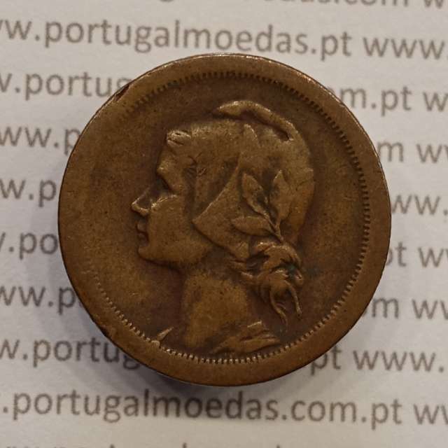 MOEDA DE DEZ CENTAVOS (10 CENTAVOS) BRONZE 1938 MBC