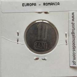 Roménia 10 Bani 2007 Aço-níquel, World Coins Romania KM 191, coin of 10 bani 2007 Nickel plated steel