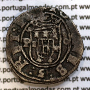 Portugal, silver coin of Vintém of D. João III 1521-1557, rare thype of (R-L / P-O ) mint Porto, ✥IOANES:3:R:PORTVGA /✥IOANES:3: