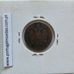 Áustria 1 Kreuzer 1881 cobre, World Coins Áustria  KM 2186, coin of 1 Kreuzer 1881 Copper
