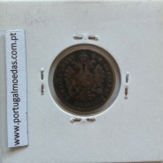 Áustria 1 Kreuzer 1860-E cobre, World Coins Áustria  KM 2186, coin of 1 Kreuzer 1816 Copper