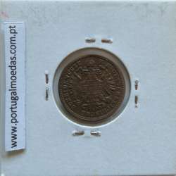 Áustria 1 Kreuzer 1885 cobre, World Coins Áustria  KM 2187, coin of 1 Kreuzer 1885 Copper