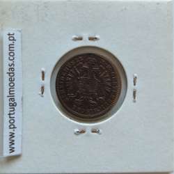 Áustria 1 Kreuzer 1885 cobre, World Coins Áustria  KM 2187, coin of 1 Kreuzer 1885 Copper