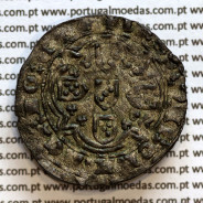 Portugal billon coin, Real Branco D. João I (1385-1433), Hidden signal on the left, ✠ADIVTORIVm✿nOSTRVm✿QV✿F€€CIT✿C€€LLVm✿€✿
