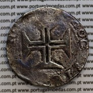 Meio Cruzado prata D. João IV 1640-1656, Lisboa, 200 Réis prata Legenda ✤IOANNES IIII DG REX PORTVGALIE / ✤IN.HOC.SIGNO.VINCES