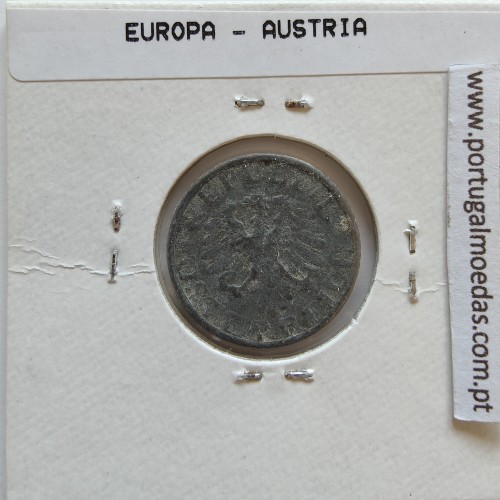 Áustria 5 Groschen 1948 Zinco, World Coins Austria KM 2875, coin of 5 groschen 1948 zinc