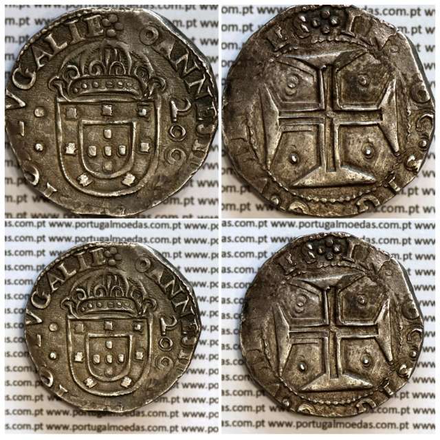 Portugal, silver coin of Half Cruzado of D. João IV 1640-1656, 200 Réis, ✤IOANNES IIII DG REX PORTVGALIE / ✤IN.HOC.SIGNO.VINCES
