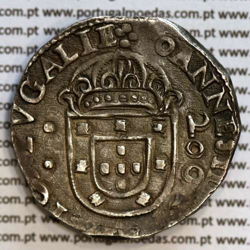 Portugal, silver coin of Half Cruzado of D. João IV 1640-1656, 200 Réis, ✤IOANNES IIII DG REX PORTVGALIE / ✤IN.HOC.SIGNO.VINCES