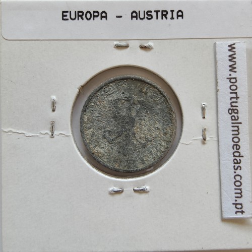 Áustria 5 Groschen 1950 Zinco, World Coins Austria KM 2875, coin of 5 groschen 1950 zinc
