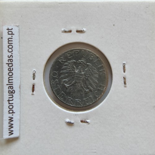 Áustria 5 Groschen 1974 Zinco, World Coins Austria KM 2875, coin of 5 groschen 1974 zinc