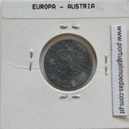 Áustria 5 Groschen 1975 Zinco, World Coins Austria KM 2875, coin of 5 groschen 1975 zinc