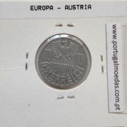 Áustria 10 Groschen 1962 Alumínio, World Coins Austria KM 2878, coin of 10 groschen 1962 Aluminium