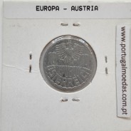 Áustria 10 Groschen 1963 Alumínio, World Coins Austria KM 2878, coin of 10 groschen 1963 Aluminium