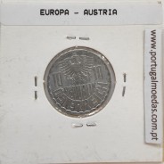 Áustria 10 Groschen 1964 Alumínio, World Coins Austria KM 2878, coin of 10 groschen 1964 Aluminium