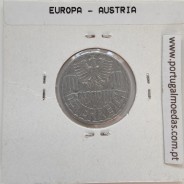 Áustria 10 Groschen 1965 Alumínio, World Coins Austria KM 2878, coin of 10 groschen 1965 Aluminium