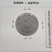 Áustria 10 Groschen 1968 Alumínio, World Coins Austria KM 2878, coin of 10 groschen 1968 Aluminium