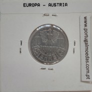 Áustria 10 Groschen 1974 Alumínio, World Coins Austria KM 2878, coin of 10 groschen 1974 Aluminium