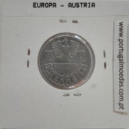 Áustria 10 Groschen 1974 Alumínio, World Coins Austria KM 2878, coin of 10 groschen 1974 Aluminium