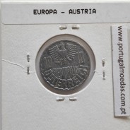 Áustria 10 Groschen 1979 Alumínio, World Coins Austria KM 2878, coin of 10 groschen 1979 Aluminium