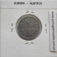 Áustria 10 Groschen 1984 Alumínio, World Coins Austria KM 2878, coin of 10 groschen 1984 Aluminium
