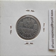 Áustria 10 Groschen 1991 Alumínio, World Coins Austria KM 2878, coin of 10 groschen 1991 Aluminium